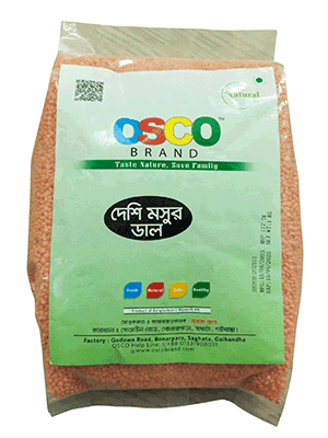 Deshi Masoor Dal (মসুর ডাল)-1 kg OSCO Brand