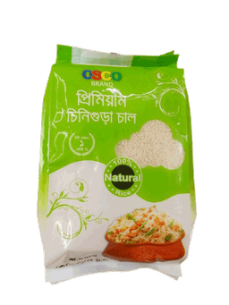 কেমিক্যাল মুক্ত প্রিমিয়াম চিনিগুড়া চাল ( Chemical free Premium Chinigura Rice )-1 Kg OSCO Brand