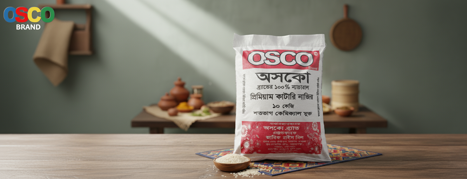 ন্যাচারাল কাটারি নাজির চাল ১০ কেজি – OSCO Brand: সেরা মানের চাল, যা আপনার খাদ্যাভ্যাসে আনবে এক নতুন মাত্রা
