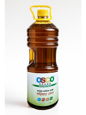 Deshi Mustard Oil (ঘানিতে ভাঙ্গা সরিষার তেল )-2 L OSCO Brand