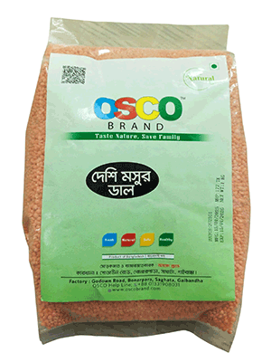 Deshi Masoor Dal (মসুর ডাল)-1 kg OSCO Brand