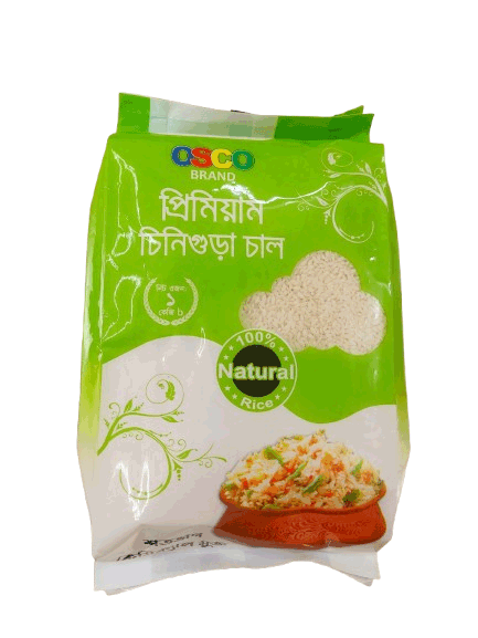 Premium Chinigura Rice(প্রিমিয়াম চিনিগুড়া চাল)-1 Kg OSCO Brand